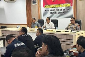 Sosialisasi KUHP-KUHAP yang baru.